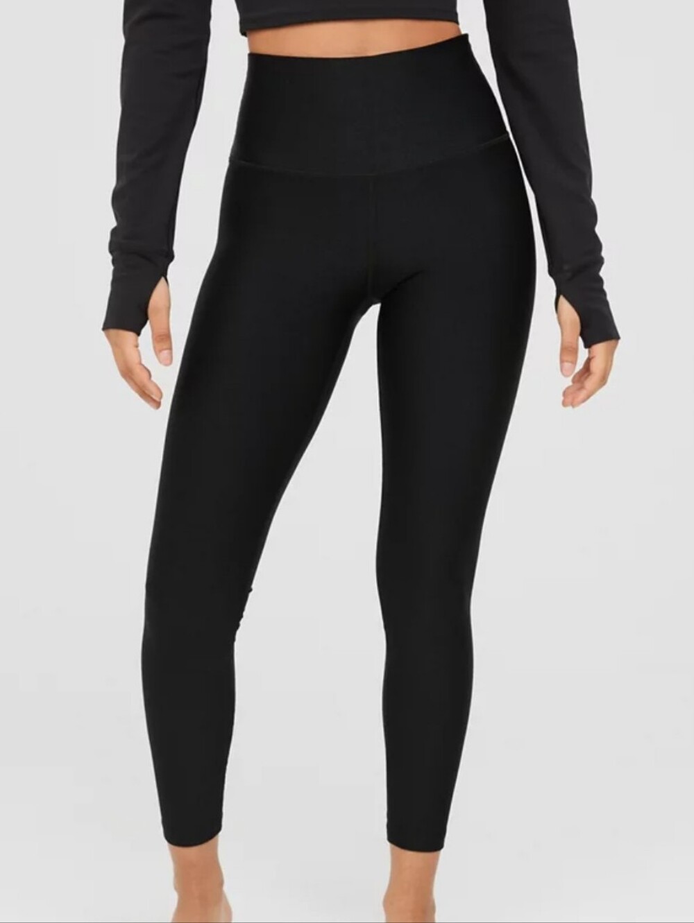 OFFLINE By Aerie Ribbed Shine High Waisted Legging S nwt